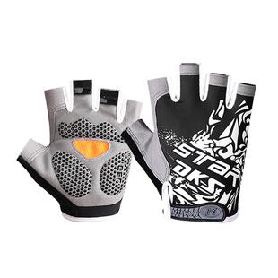 半指自行车骑行手套男路亚钓鱼户外运动健身防滑器械训练单杠手套