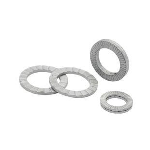 高碳钢达克罗双叠自锁垫圈DIN25201防松防滑防震垫片洛帝牢M3-M42