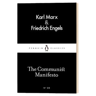 共产党宣言 英文原版 The Communist Manifesto 小黑书系列 英文版 Karl Marx 进口英语原版书籍
