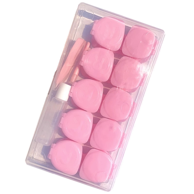 特卖多副装透明美瞳五副装伴侣盒