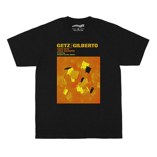 Stan Getz Gilberto波萨诺瓦音乐周边拉丁小众设计短袖日常夏T恤