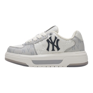 MLB官方 复古休闲鞋男女鞋2025冬季新款时尚学长鞋运动鞋厚底板鞋