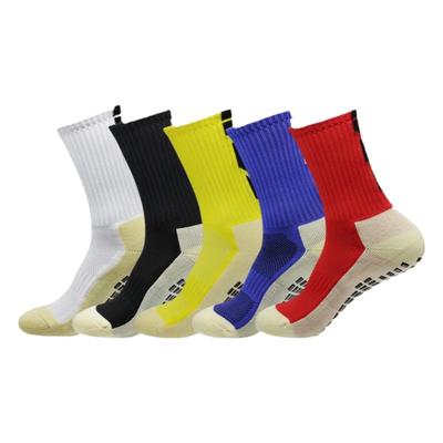 男足球袜子运动袜点胶中筒袜训练袜加厚袜毛巾袜健身硅胶防滑袜