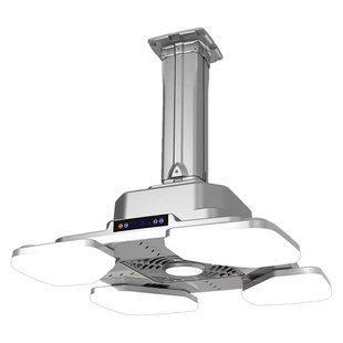 棋牌室吸烟灯麻将室麻将机空气净化器吸烟灯升降吊灯直排抽烟机