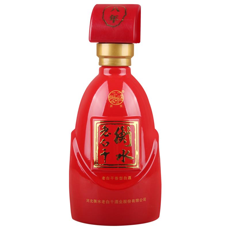 国产白酒 衡水老白干 老白干香型 八年（8年） 52度 整箱500ml*4