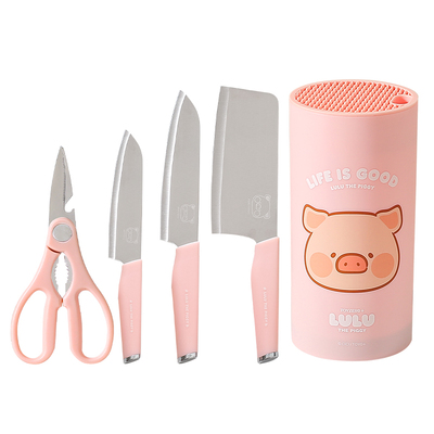 川岛屋lulu猪刀具厨房套装组合