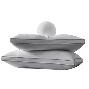 罗莱家纺枕头学生宿舍单人家用可水洗蓬松酒店款低中高枕芯一对