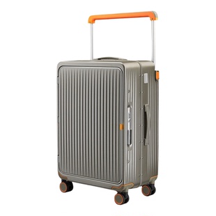 中置宽拉杆侧开盖行李箱女2025新款小型登机耐用结实大深仓旅行箱