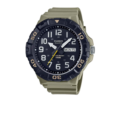 卡西欧CASIO时尚指针双显男士学生运动指针手表 MRW-210H