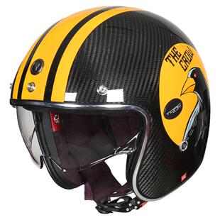 TORC碳纤维复古摩托车头盔男女机车四分之三巡航半盔大码4XL夏季