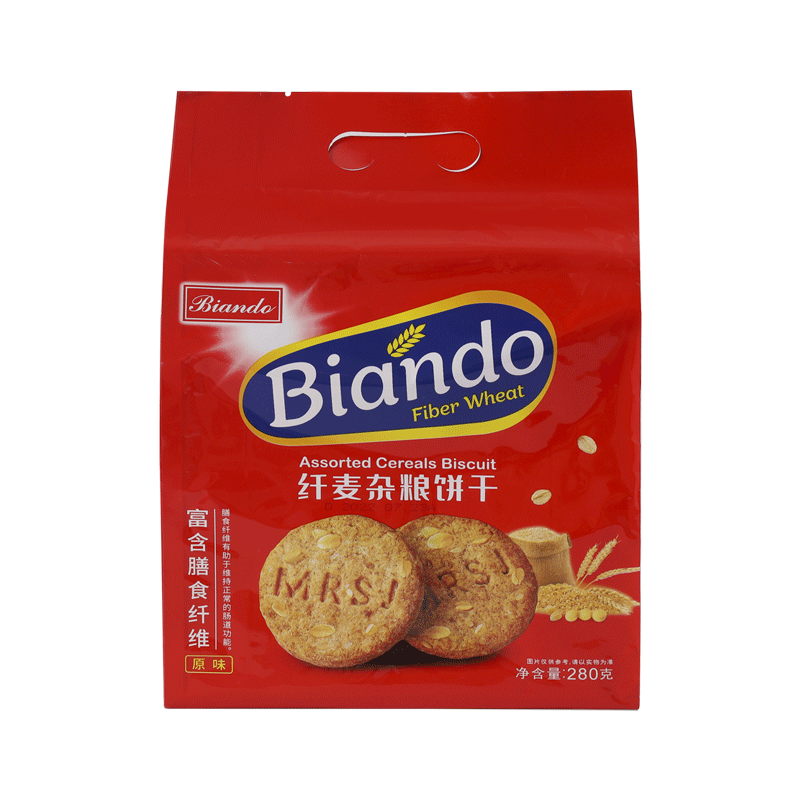 Biando全麦粗粮消化饼干小包零食
