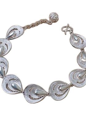 清冷感水滴手链轻奢小众精致手饰