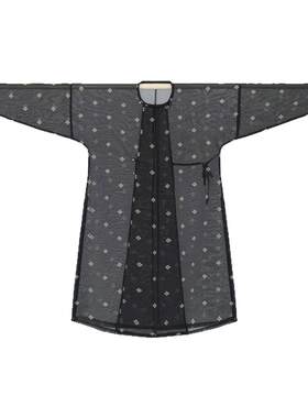 原创唐制汉服圆领袍灯笼裤日常夏
