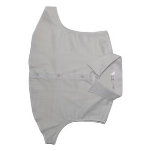 纯白色斜纹假领子银行衬衫替换领男女通用装饰领节约领秋冬毛衣领