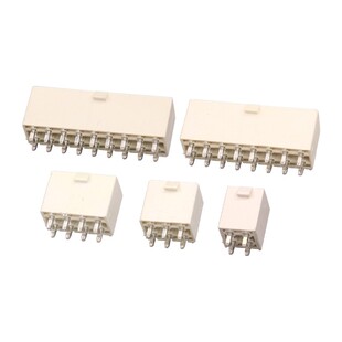 5557/5569连接器4.2mm间距双排带扣直针LCP耐高温ATX电源座接插件