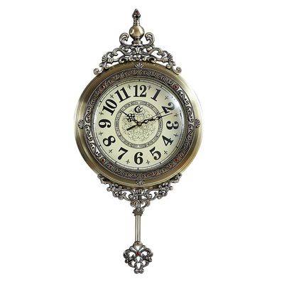 黄铜材质欧式静音挂钟