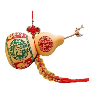 葫芦摆件天然五福入户门门对门