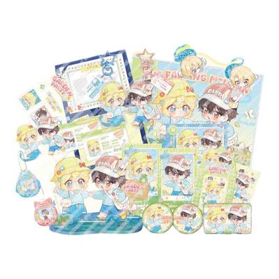 人鱼陷落出去玩系列吧唧徽章色纸