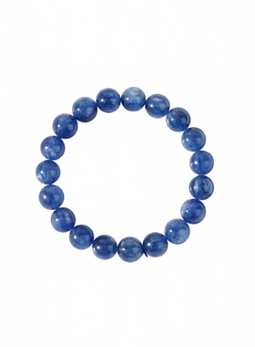 山川心语天然蓝晶石手串五行补水