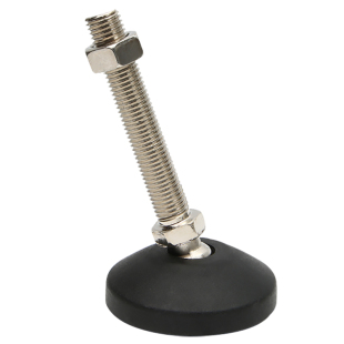 尼龙万向脚杯地脚螺丝可调节脚支撑脚橡胶底座机脚关节蹄脚脚垫