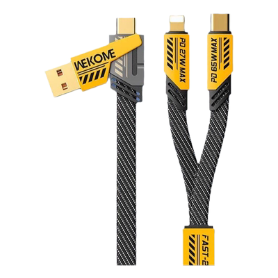 机甲65w磁吸四合一快充线