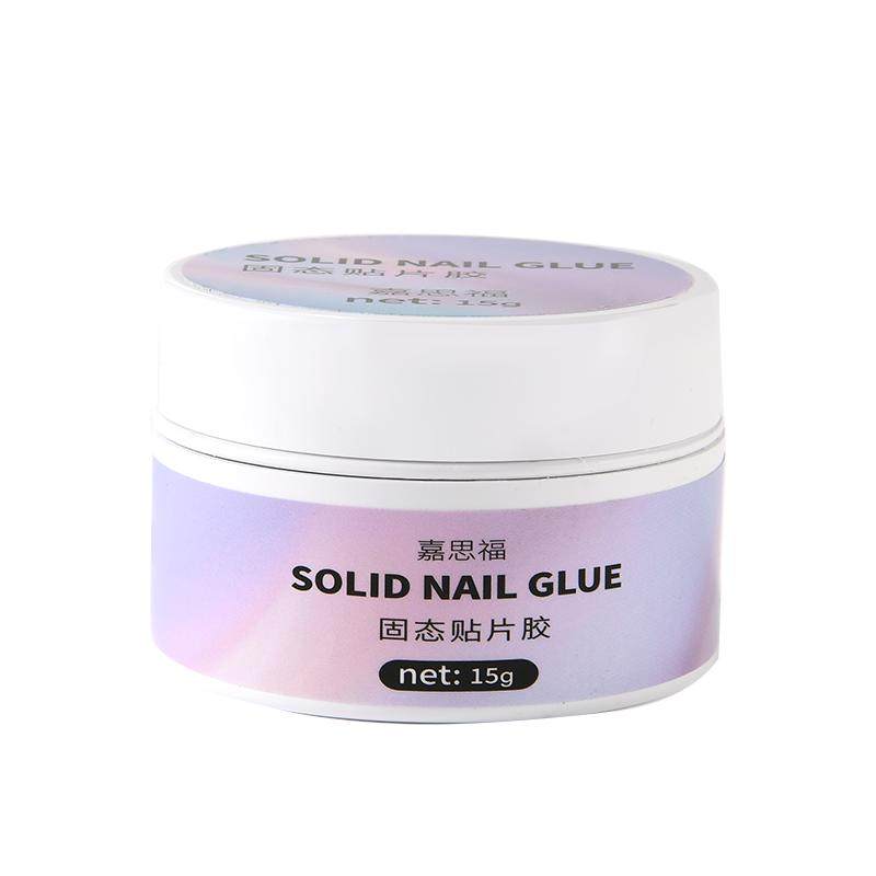穿戴甲固态胶美甲贴片胶延长甲片粘合剂牢固贴钻新款贴纸新年持久