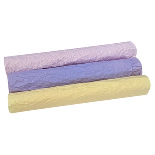 和纸进口手揉纸婚礼婚庆背景装饰大型纸艺花材料褶皱染色纸皱纹纸