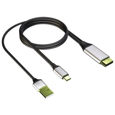 科乐多视频线带供电电脑接便携屏