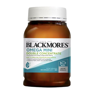 澳洲Blackmores澳佳宝mini迷你深海鱼油胶囊400粒无腥味小颗粒