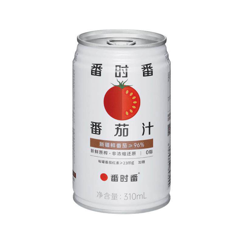 【林依轮直播间】番时番新疆番茄汁鲜果原榨非浓缩还原310ml*12罐