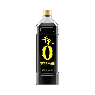 千禾生抽0添加黄豆1l炒菜酱油