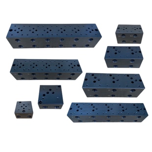 液压油路块阀块集成块02/03-1w/2w/3w/4w/5w/6w/7w+y2电磁阀底座