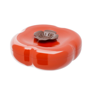 柿柿如意干果盘客厅茶几家用高端零食摆放盘瓜子坚果糖水果收纳盒