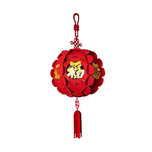新年店铺门头装饰福字灯笼挂饰2026过年春节商场氛围布置中式挂件