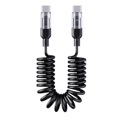 品胜双头typec短线弹簧伸缩