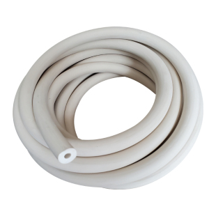 乳白橡胶管皮管耐一般性酸碱厚壁抽真空专用管软管化工实验室用管