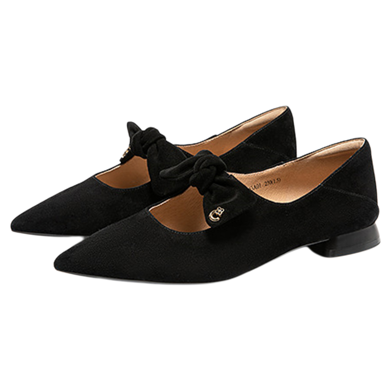 千百度女鞋商场同款正品浅口单鞋