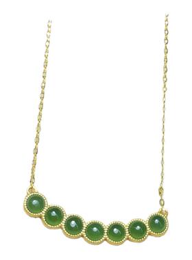 天然和田碧玉锁骨链首饰