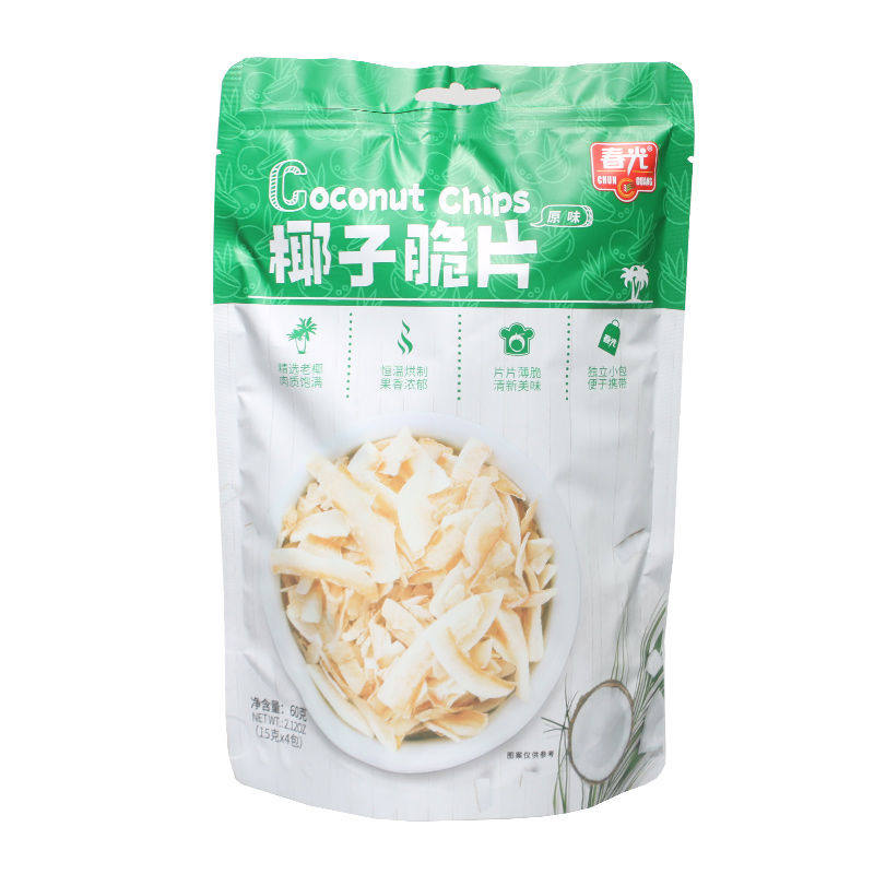 海南特产春光椰子脆片休闲零食小