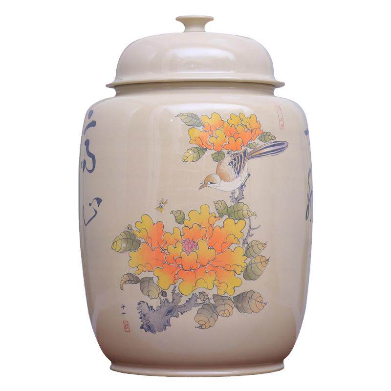 李正龙亮光彩填25饼茶缸散茶5斤