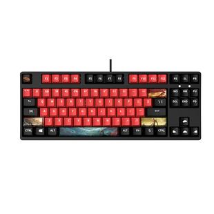 银韧87键电竞专用游戏办公打字机械键盘客制化青轴黑轴茶轴红轴