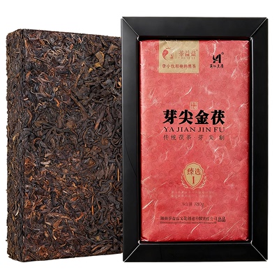 非遗传承人监制！金花茯茶砖