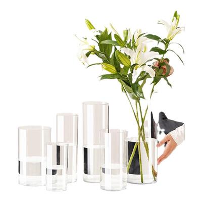 亚克力透明花瓶醒花桶客厅装饰品