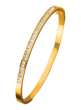 轻奢满天星玫瑰金手镯女百搭