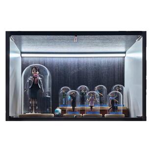 亚克力柜门定制防尘开放格遮挡板书柜子加装自装推拉门板透明玻璃