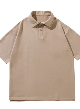 重磅珠地POLO衫男290g