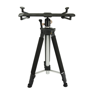 罗盘支架三脚架360度旋转加厚便携三角架罗经杖高精度专业水平仪