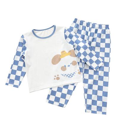棉奇熊儿童睡衣纯棉家居服套装