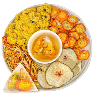 陈皮雪梨金桔茶组合茶包菊花茶热饮冲泡饮品秋冬养生泡水喝的果茶