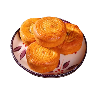 【五种口味】正宗蛋月烧月饼老式